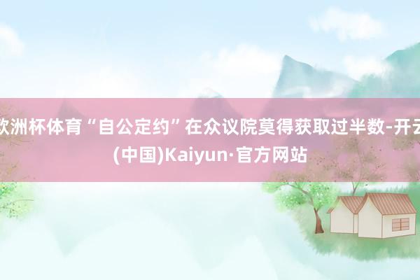欧洲杯体育“自公定约”在众议院莫得获取过半数-开云(中国)Kaiyun·官方网站